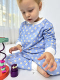 Girls’ Pyjamas – White flowers (Gentle Touch)