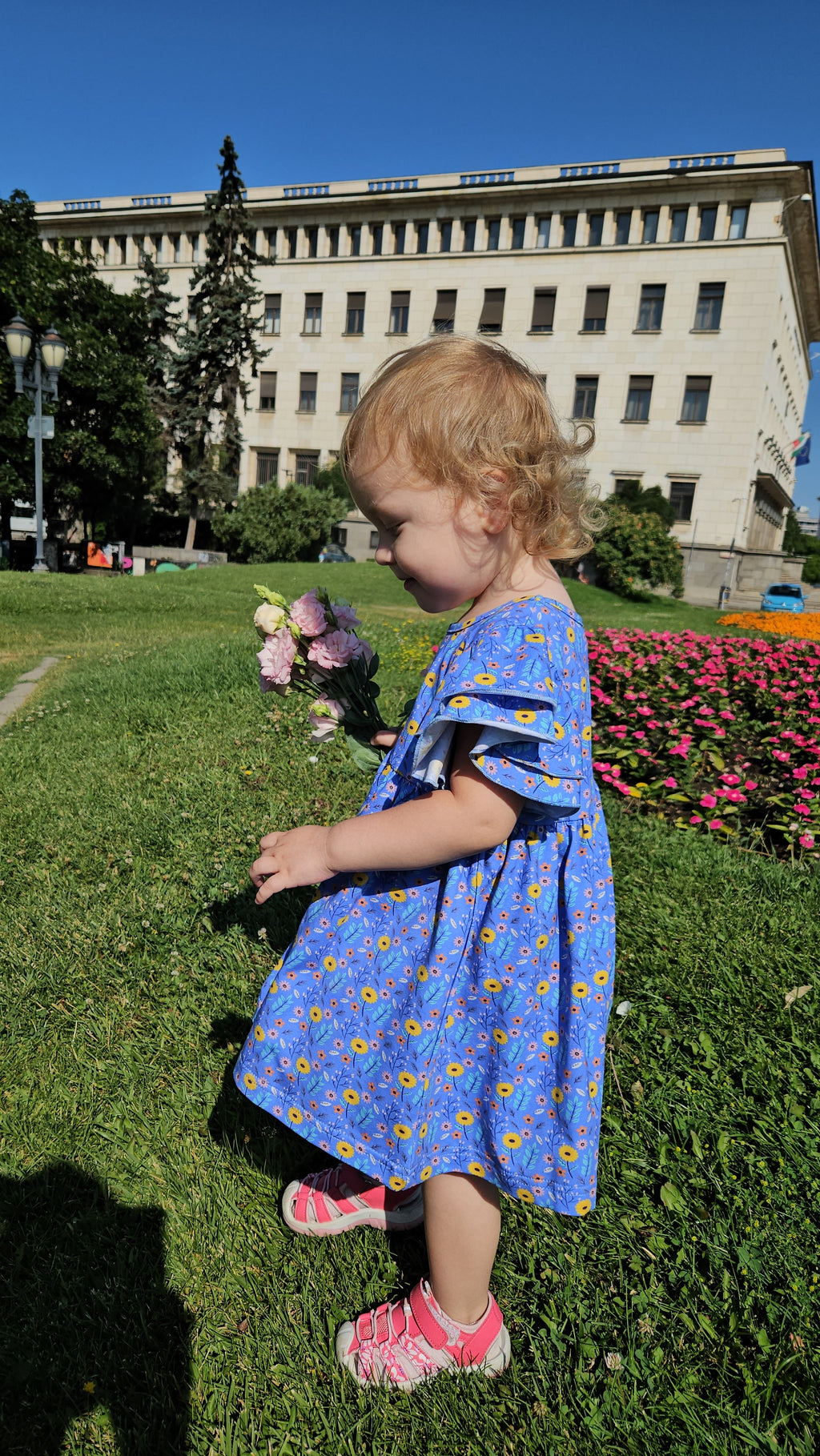 GentleTouch "Flower Pop Fun" Girls’ Dress