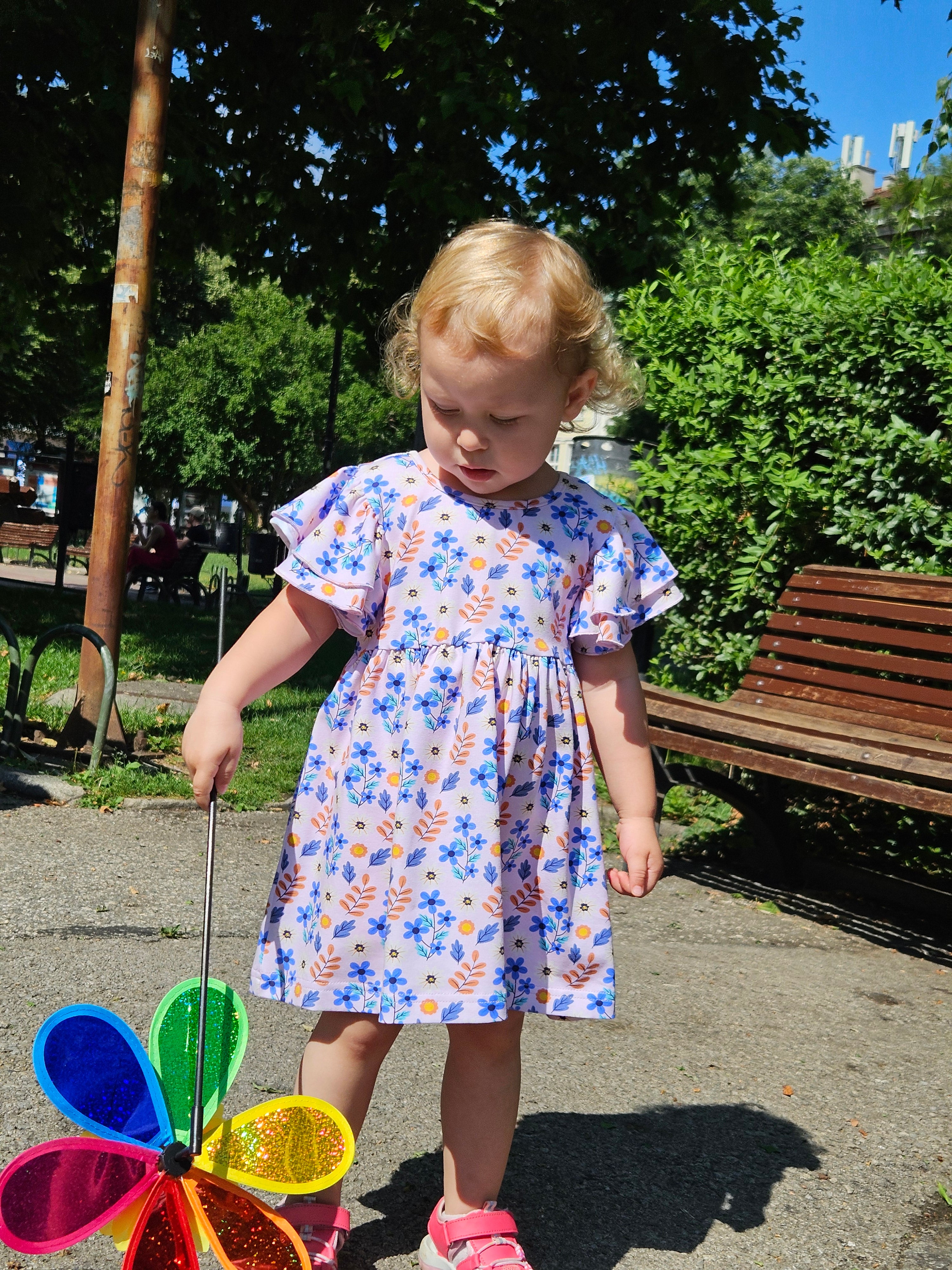 GentleTouch "Floral Daydream" Girls’ Dress