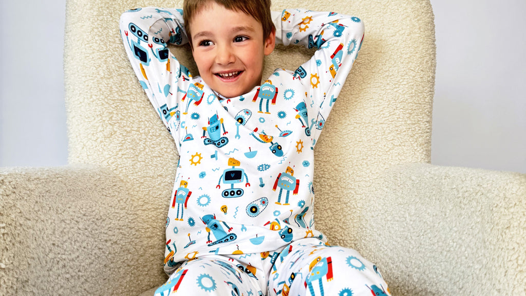 Boys’ Pyjamas – Robots (Gentle Touch)
