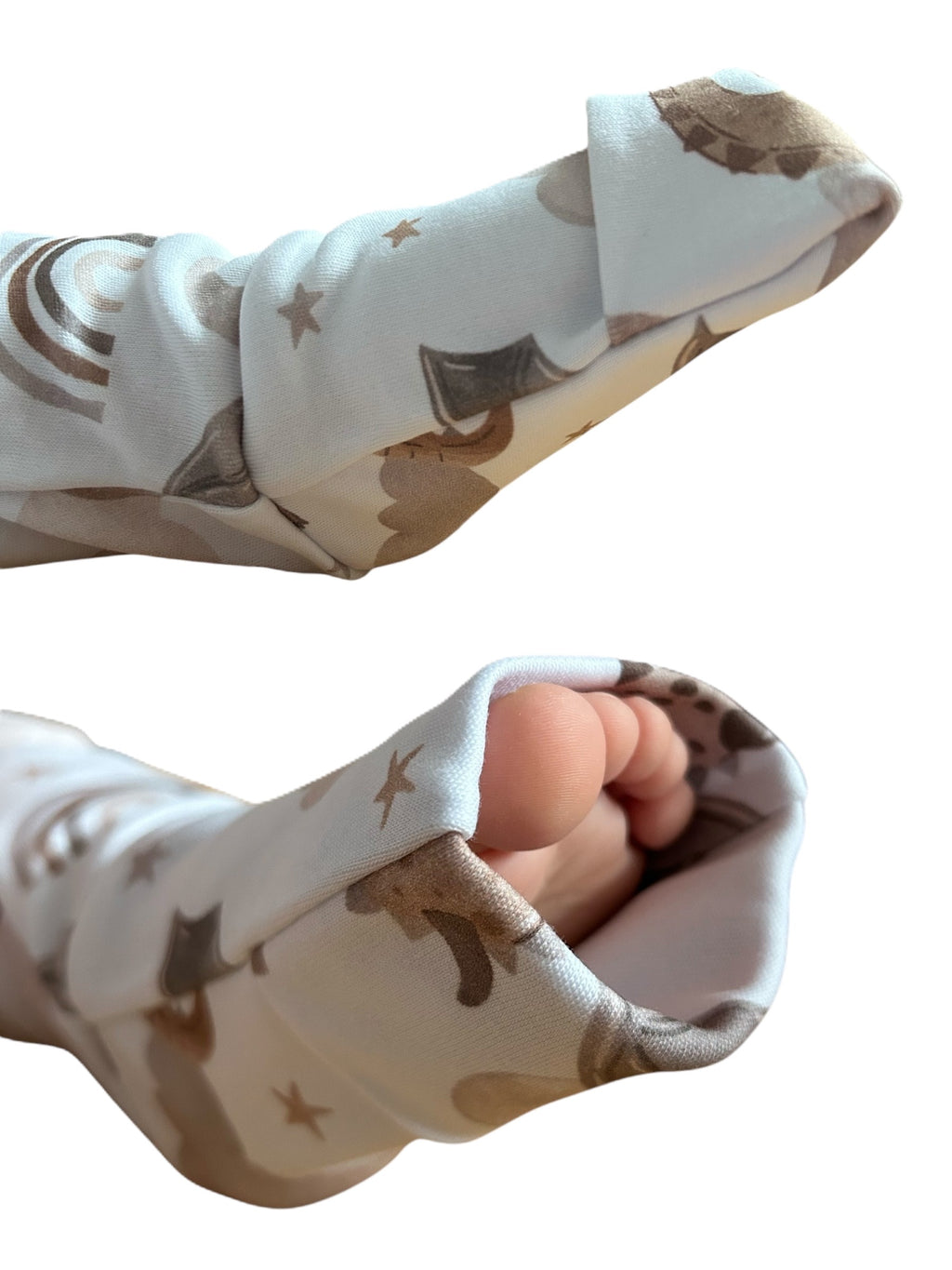 Ultra-Soft Baby Romper with Zipper "Dino" (Gentle Touch fabric)