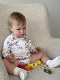 Dino 2 Pack GentleTouch Baby Long Sleeve Bodysuits – Perfect for Sensitive Skin