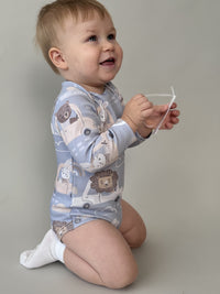 Cars 2 Pack Baby Long Sleeve Bodysuits