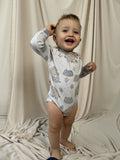 Baby set (2 bodysuit + 1 pants) "Mammoth" (Gentle Touch fabric)