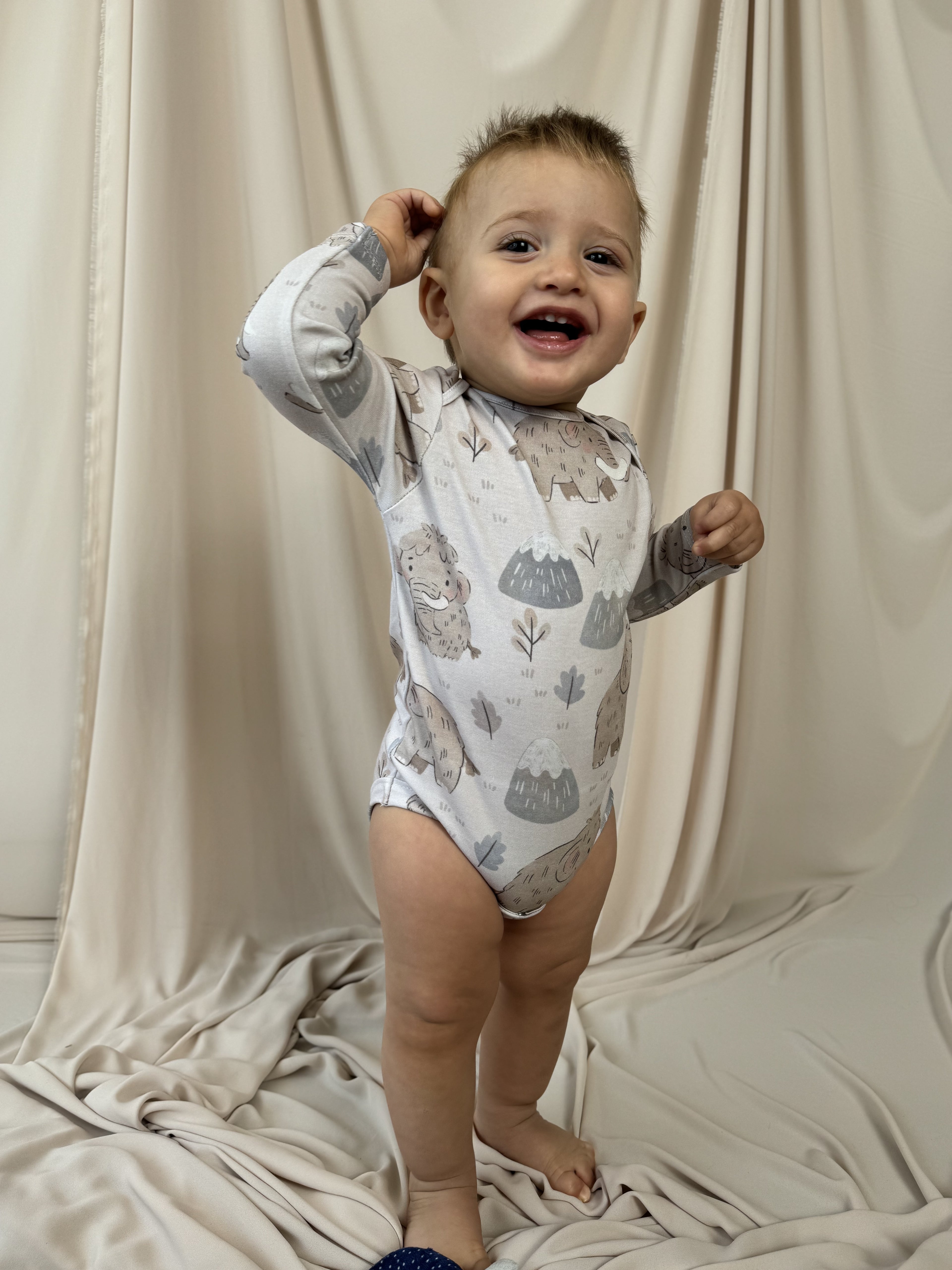 Mammoth 2 Pack GentleTouch Baby Long Sleeve Bodysuits