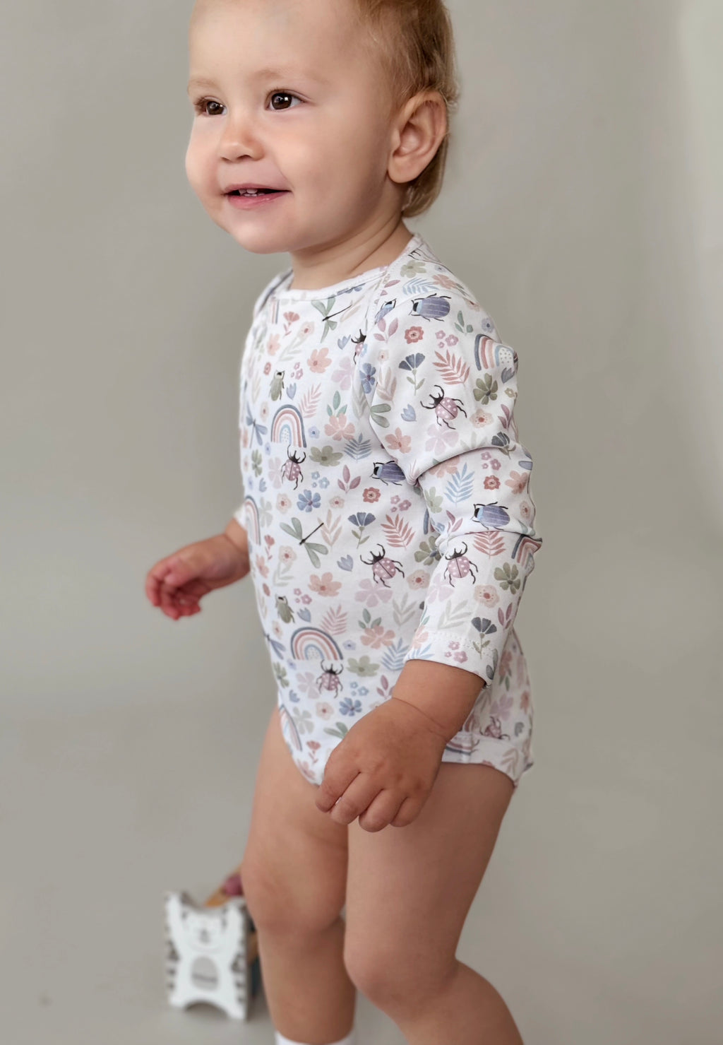 2 Pack Baby Long Sleeve Bodysuits Spring