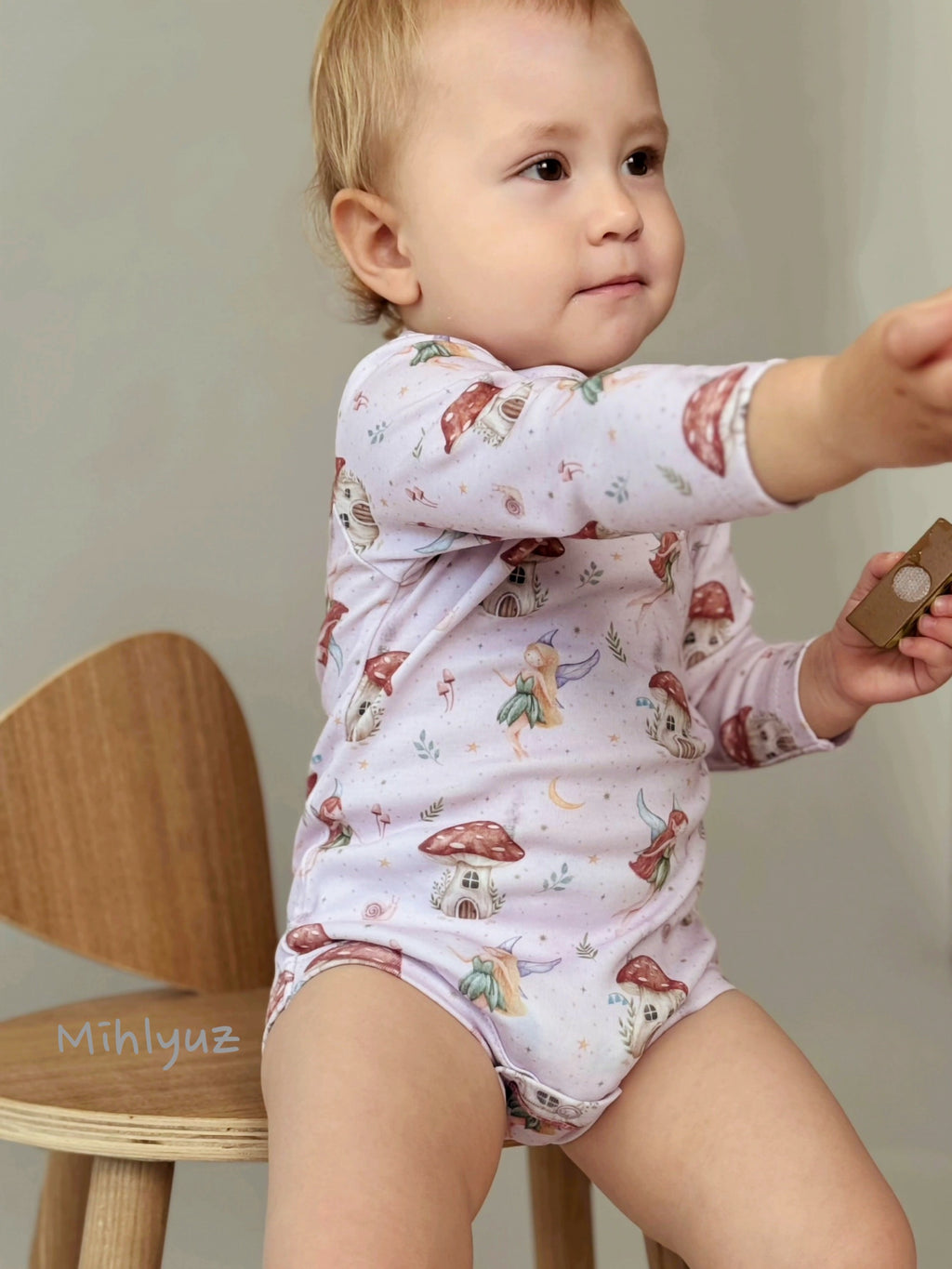 Fairy 2 Pack GentleTouch Baby Long Sleeve Bodysuits – Perfect for Sensitive Skin