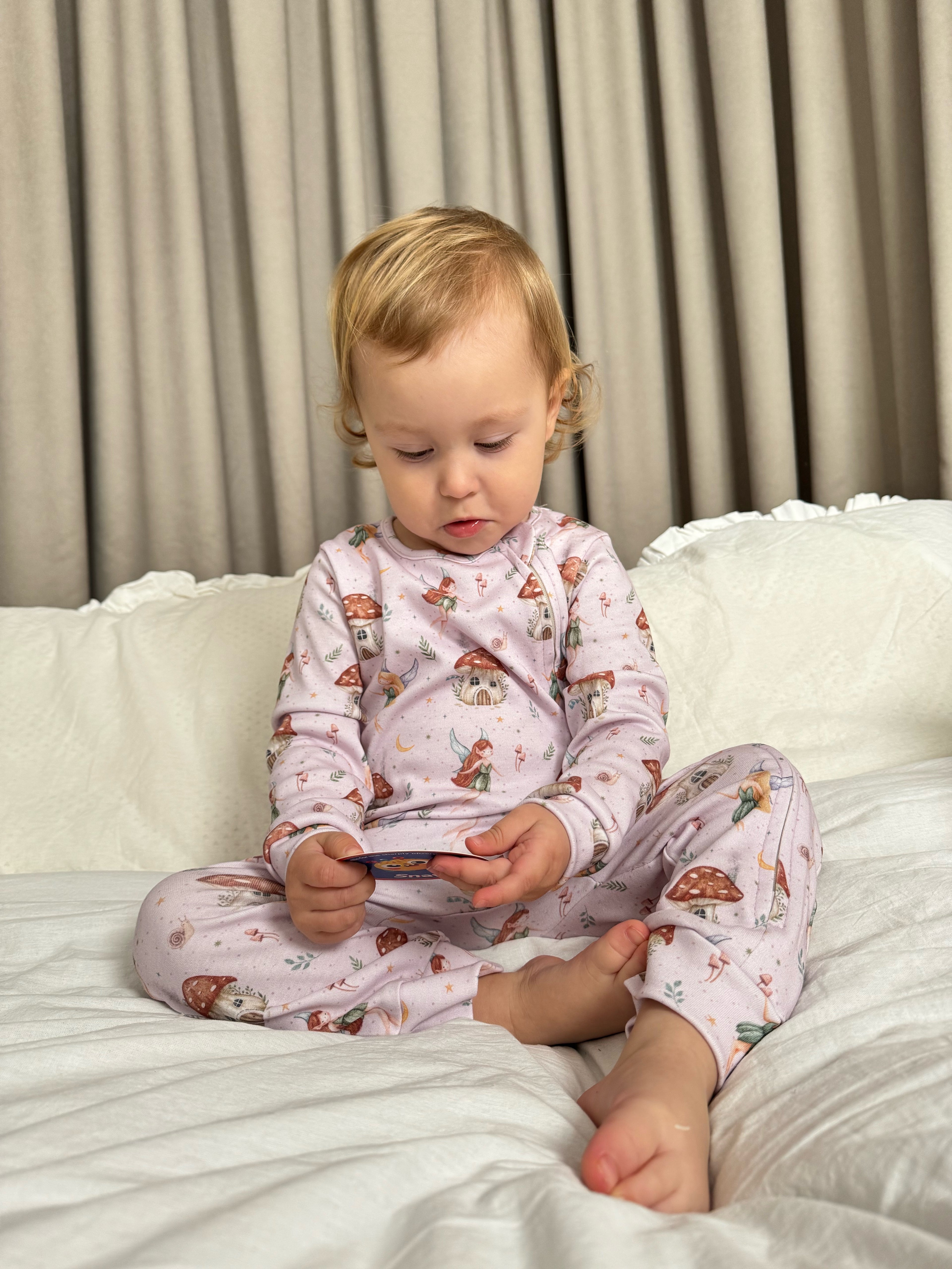 Baby Romper with Zipper "Fairy" (Gentle Touch fabric)