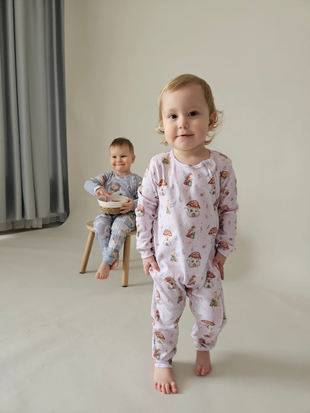 Baby Romper with Zipper "Fairy" (Gentle Touch fabric)