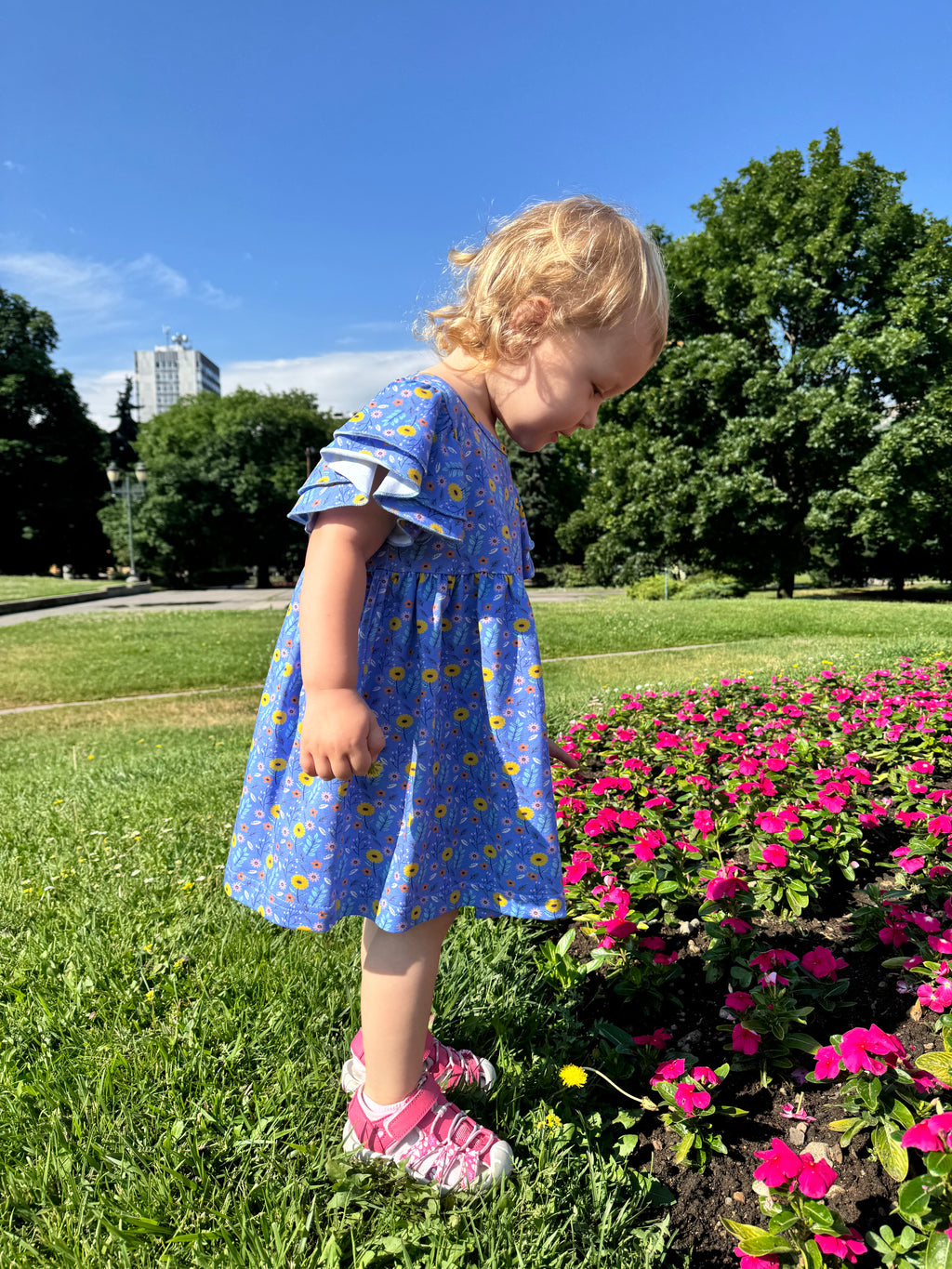 GentleTouch "Flower Pop Fun" Girls’ Dress