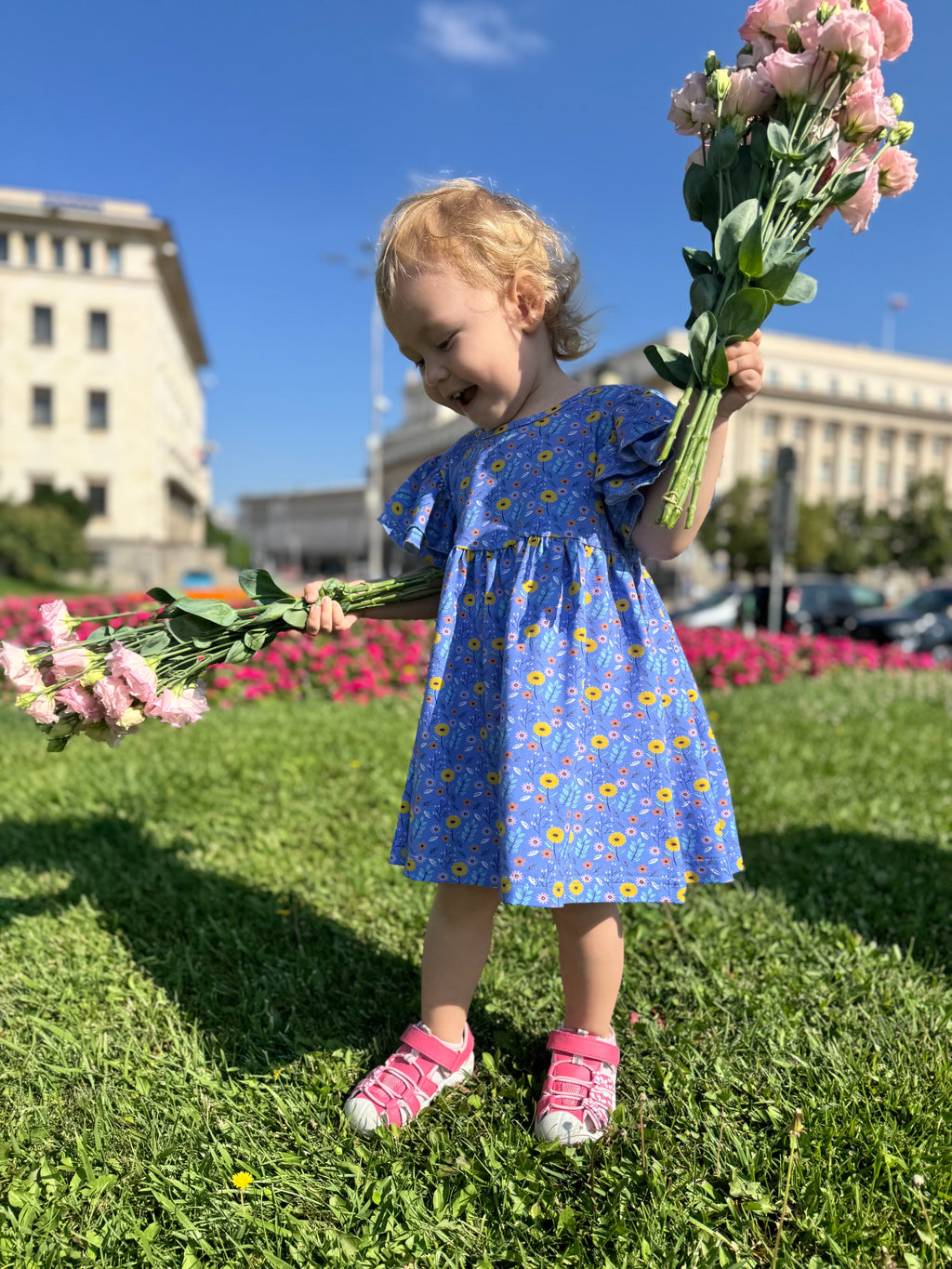GentleTouch "Flower Pop Fun" Girls’ Dress