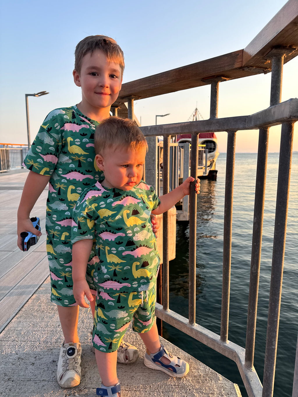 Summer Boys Set Dino Days (T-shirt and shorts)