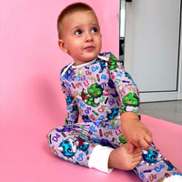 Baby set "Smart dino" (Gentle Touch fabric)