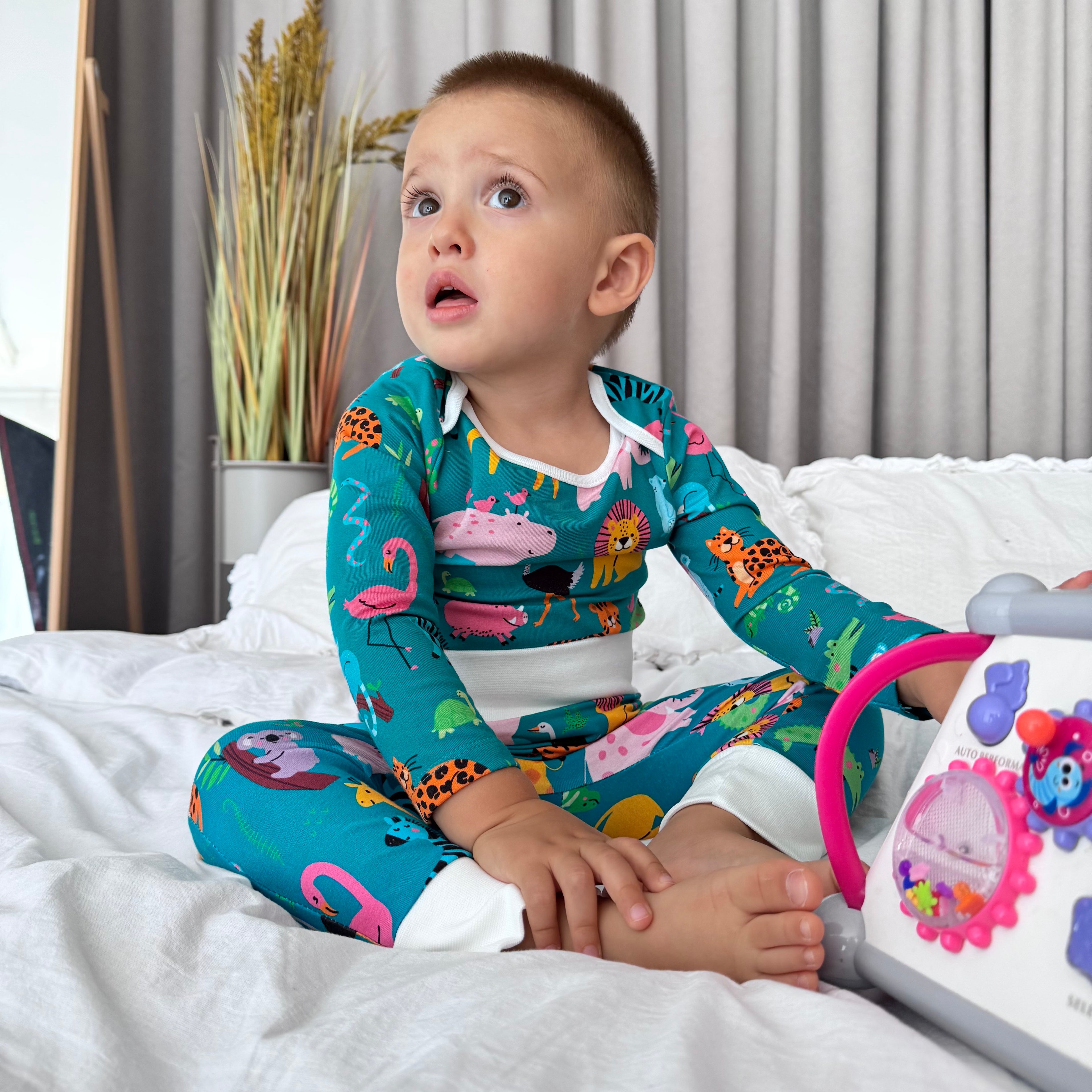 Baby set "Zoo" (Gentle Touch fabric)