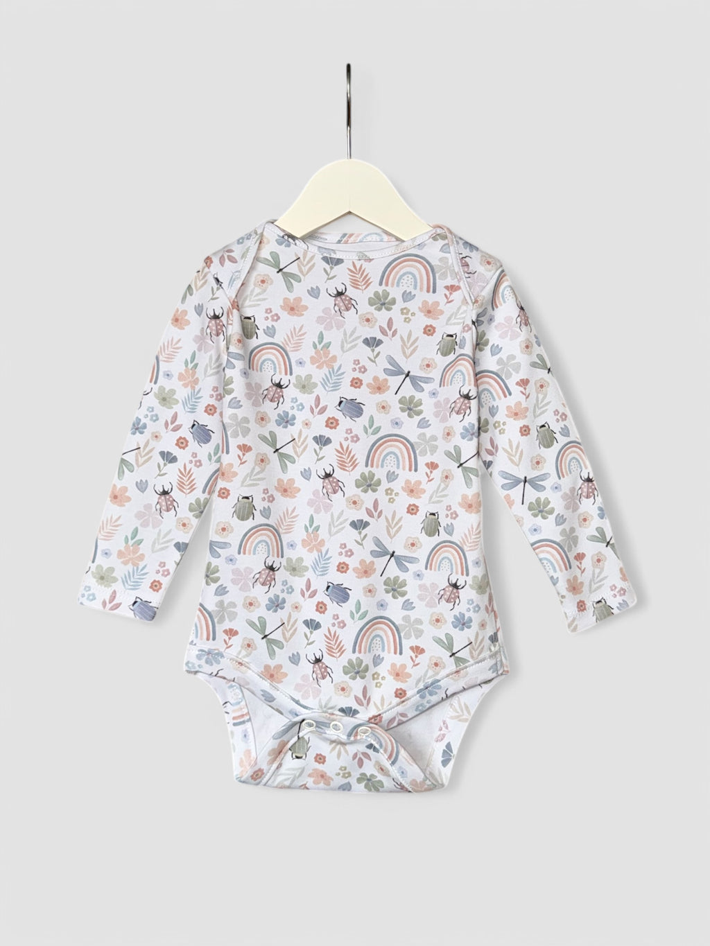 2 Pack Baby Long Sleeve Bodysuits Spring