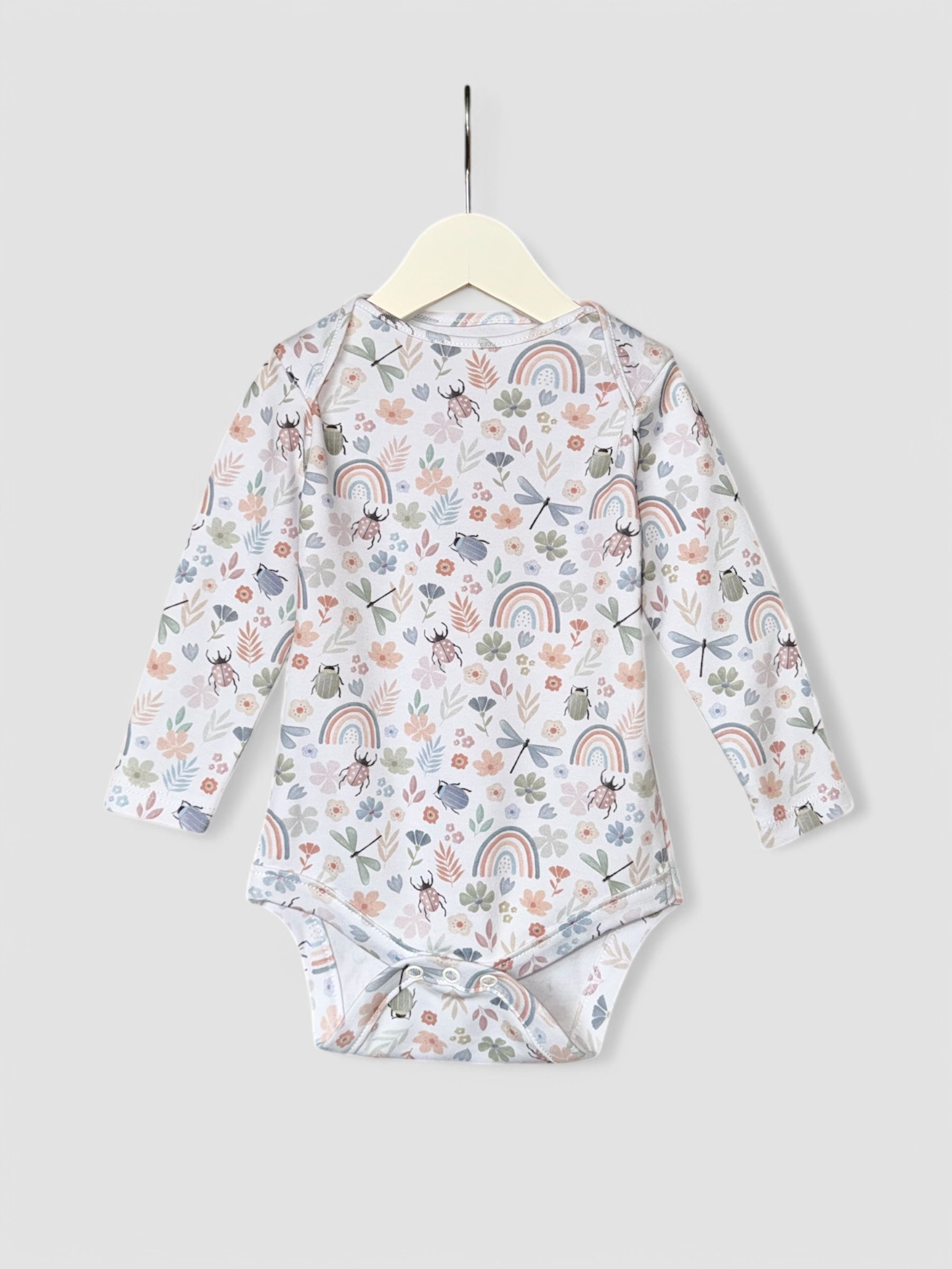 2 Pack Baby Long Sleeve Bodysuits Spring