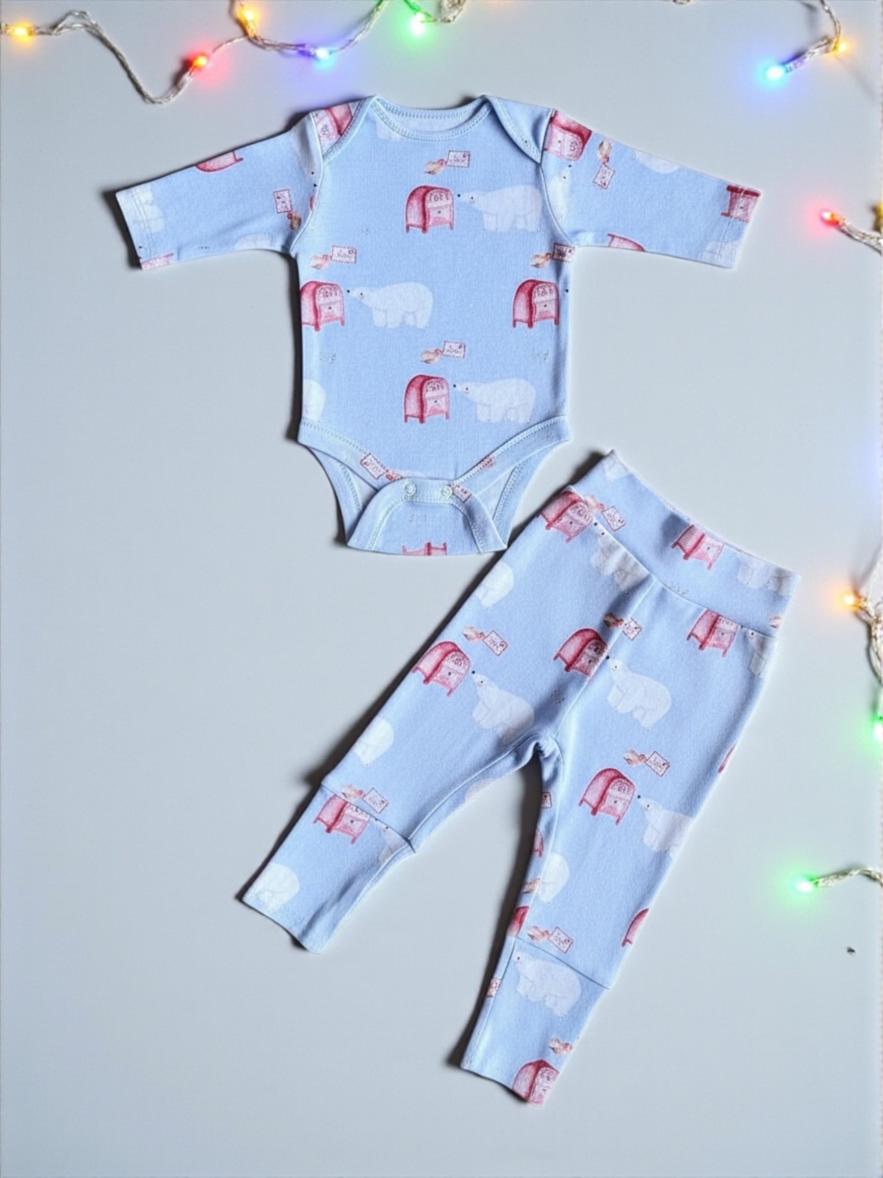 Baby set "Post" (Gentle Touch fabric)