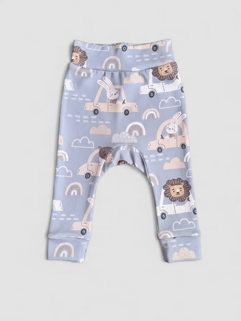 Baby set (2 bodysuit + 1 pants) "Cars" (Gentle Touch fabric)