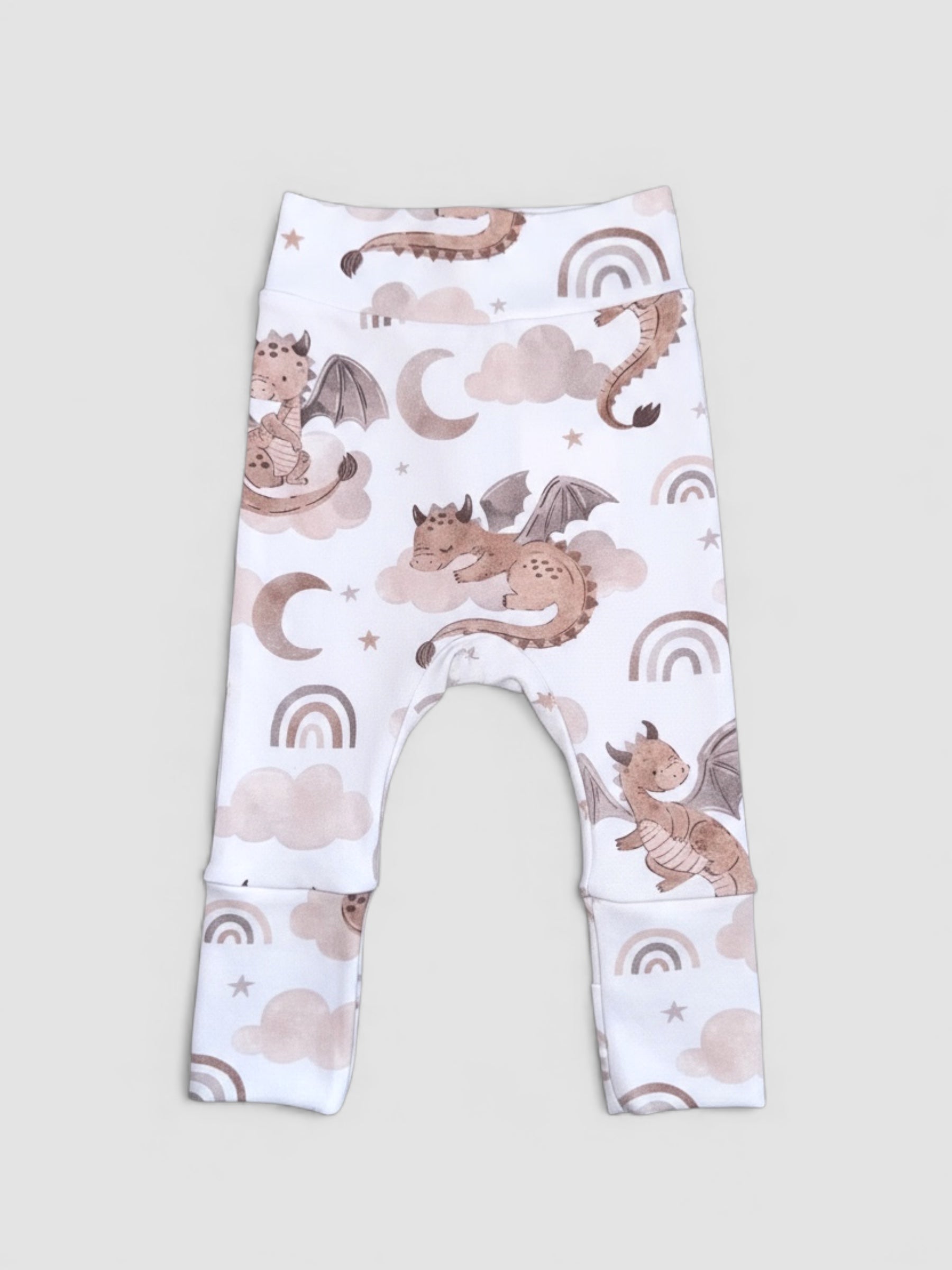 Baby set (2 bodysuit + 1 pants) "Dino" (Gentle Touch fabric)