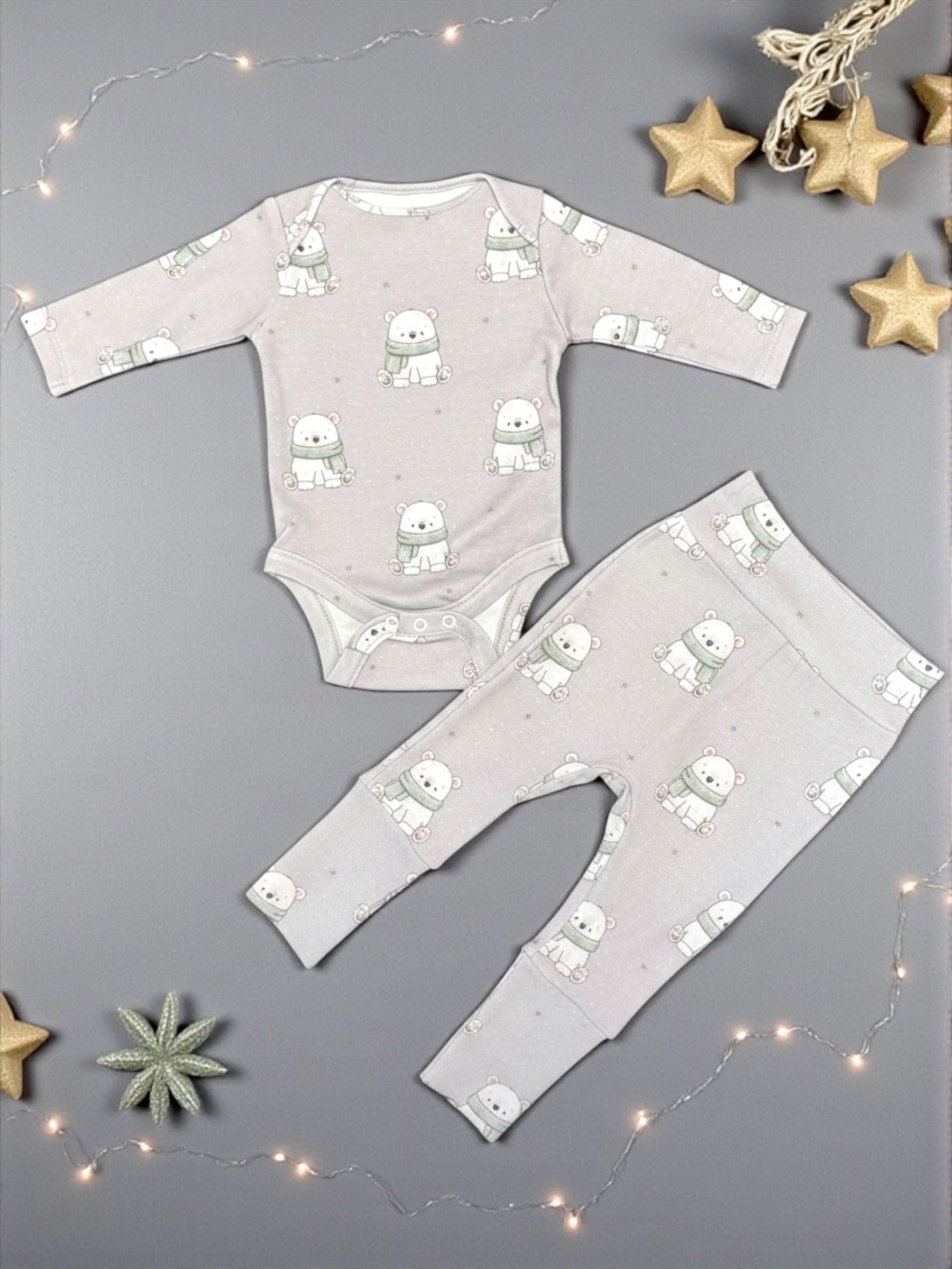 Baby set "Bear" (Gentle Touch fabric)