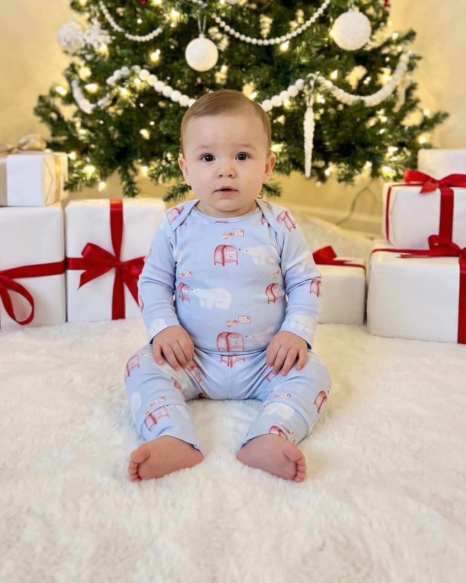 Baby set "Post" (Gentle Touch fabric)