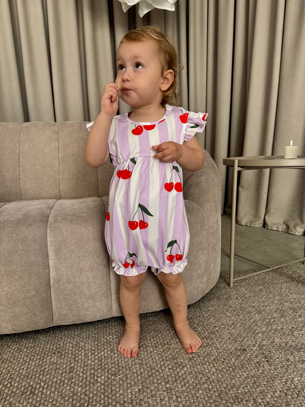 Cherry GentleTouch Baby Summer Romper