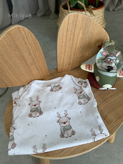 Little Deer GentleTouch Baby Long Sleeve Bodysuits – Perfect for Sensitive Skin