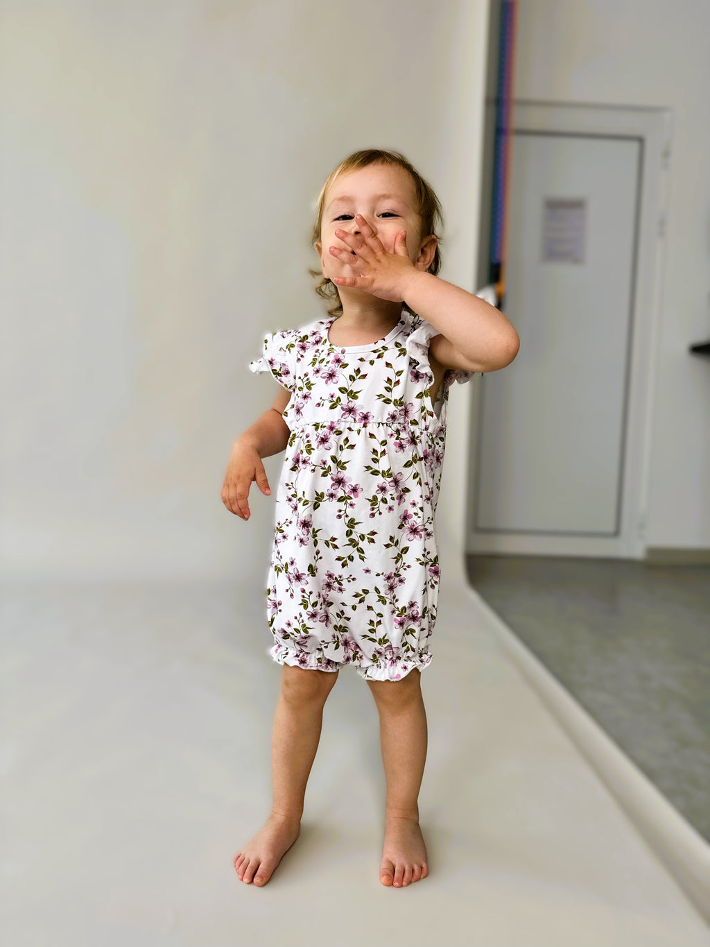 Flowers GentleTouch Baby Summer Romper
